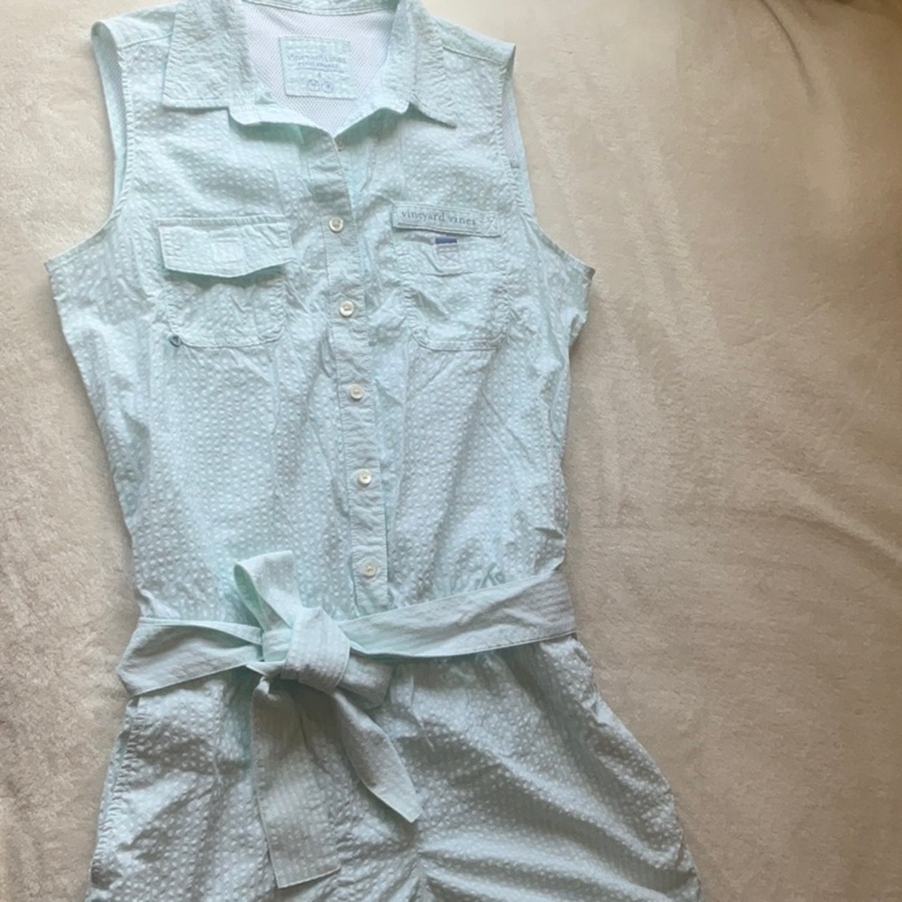 Vineyard Vines Light Blue Sleeveless Jumper